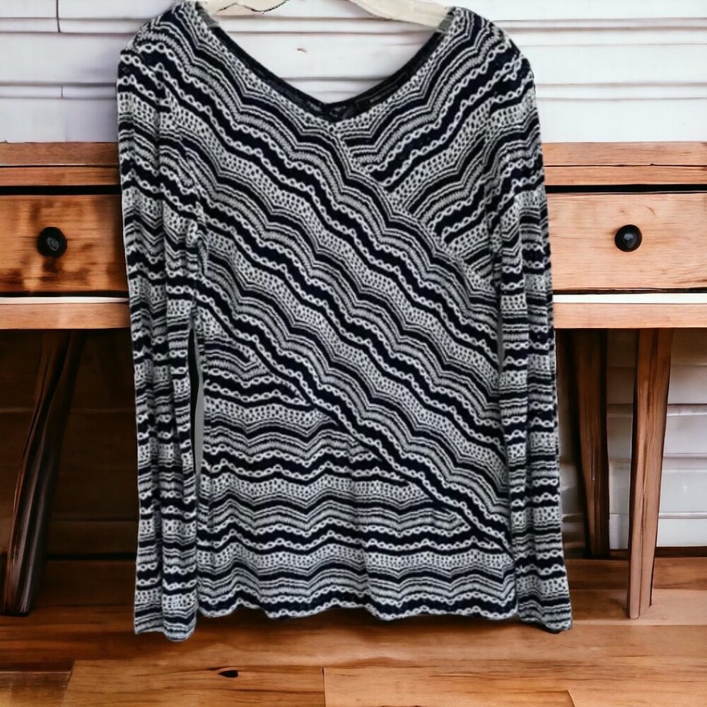 BCBG Maxazria Max Azria Hilary Top Size Large